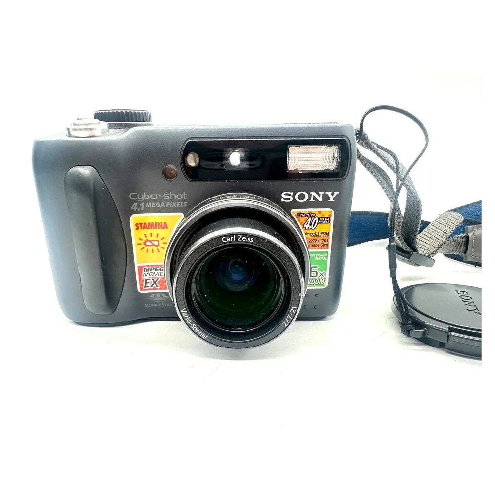 RARE CIB Sony Cyber-shot DSC-S85 4.1MP Vintage Camera Bundle Boxed COMPLETE